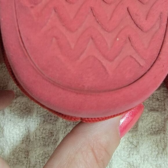 Vivaia Margot Walker Red Lightweight Square Toe V-cut Flats 41.5 Sz 10 - Picture 15 of 16